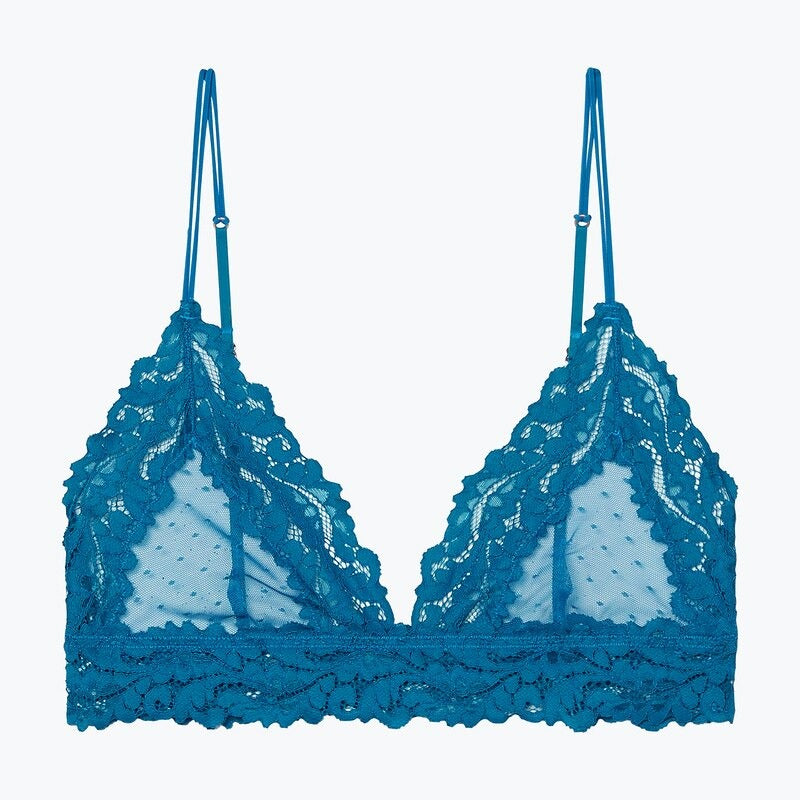 Sexy Women's Underwear / Floral Lace Wire Free Bra / Bustier Sheer Top - EVE's SECRETS