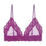 Sexy Women's Underwear / Floral Lace Wire Free Bra / Bustier Sheer Top - EVE's SECRETS