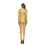 Sexy Women's Zipper Overalls / Wet Look Bodysuit / Erotic Female Role-Play Clothing - EVE's SECRETS