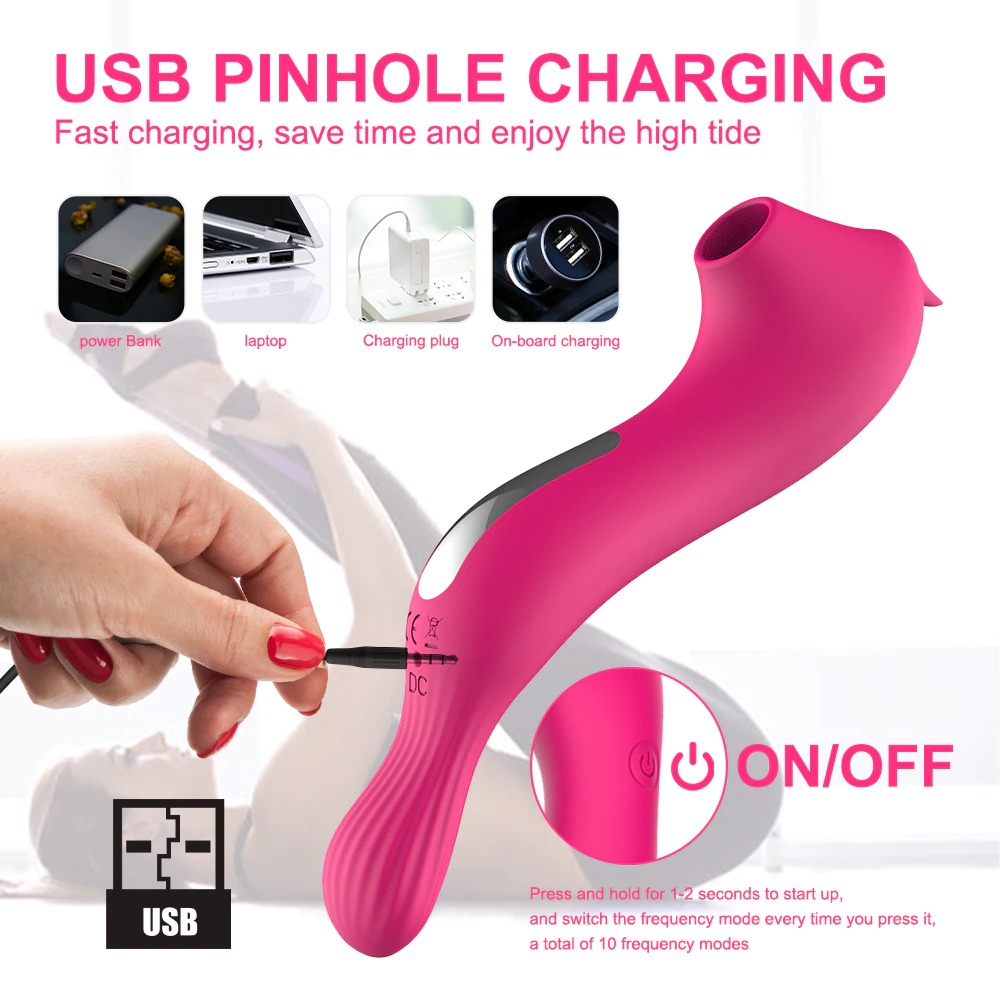 Silent Vacuum Clit Sucker Vibrator / Female Masturbator / Sexy Toys for Women - EVE's SECRETS