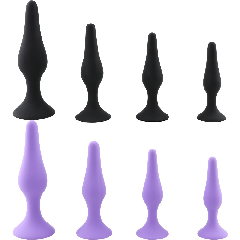 Silicone Anal Butt Plug in Four Sizes / Sex Toys for Men and Women - EVE's SECRETS