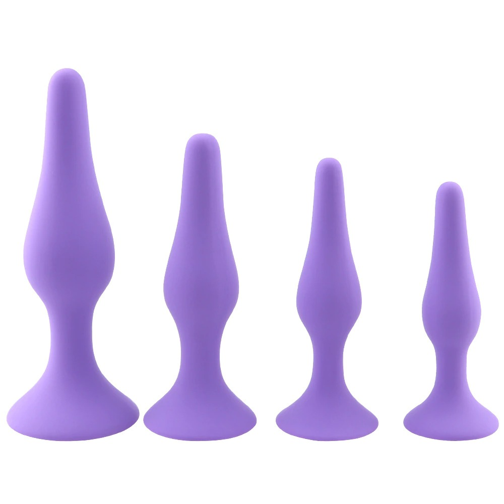Silicone Anal Butt Plug in Four Sizes / Sex Toys for Men and Women - EVE's SECRETS