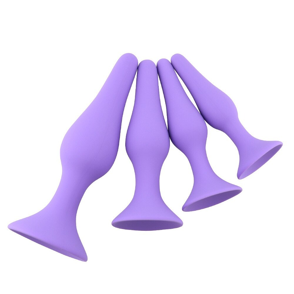 Silicone Anal Butt Plug in Four Sizes / Sex Toys for Men and Women - EVE's SECRETS