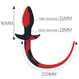 Silicone Anal Plug With Long Tail / Adult Sex Game Butt Plug / Erotic Product for Man And Women - EVE's SECRETS