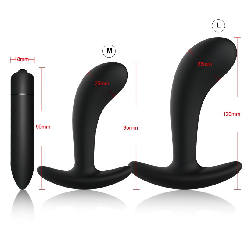 Silicone Anal Plugs For Men And Women / Bullet Dildo Vibrator / Male Prostate Massager - EVE's SECRETS