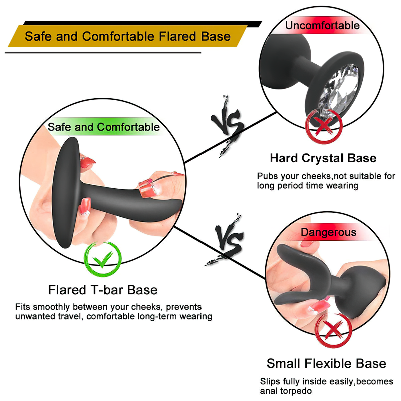 Silicone Anal Plugs For Men And Women / Bullet Dildo Vibrator / Male Prostate Massager - EVE's SECRETS