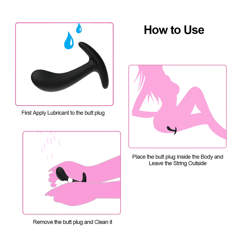 Silicone Anal Plugs For Men And Women / Bullet Dildo Vibrator / Male Prostate Massager - EVE's SECRETS