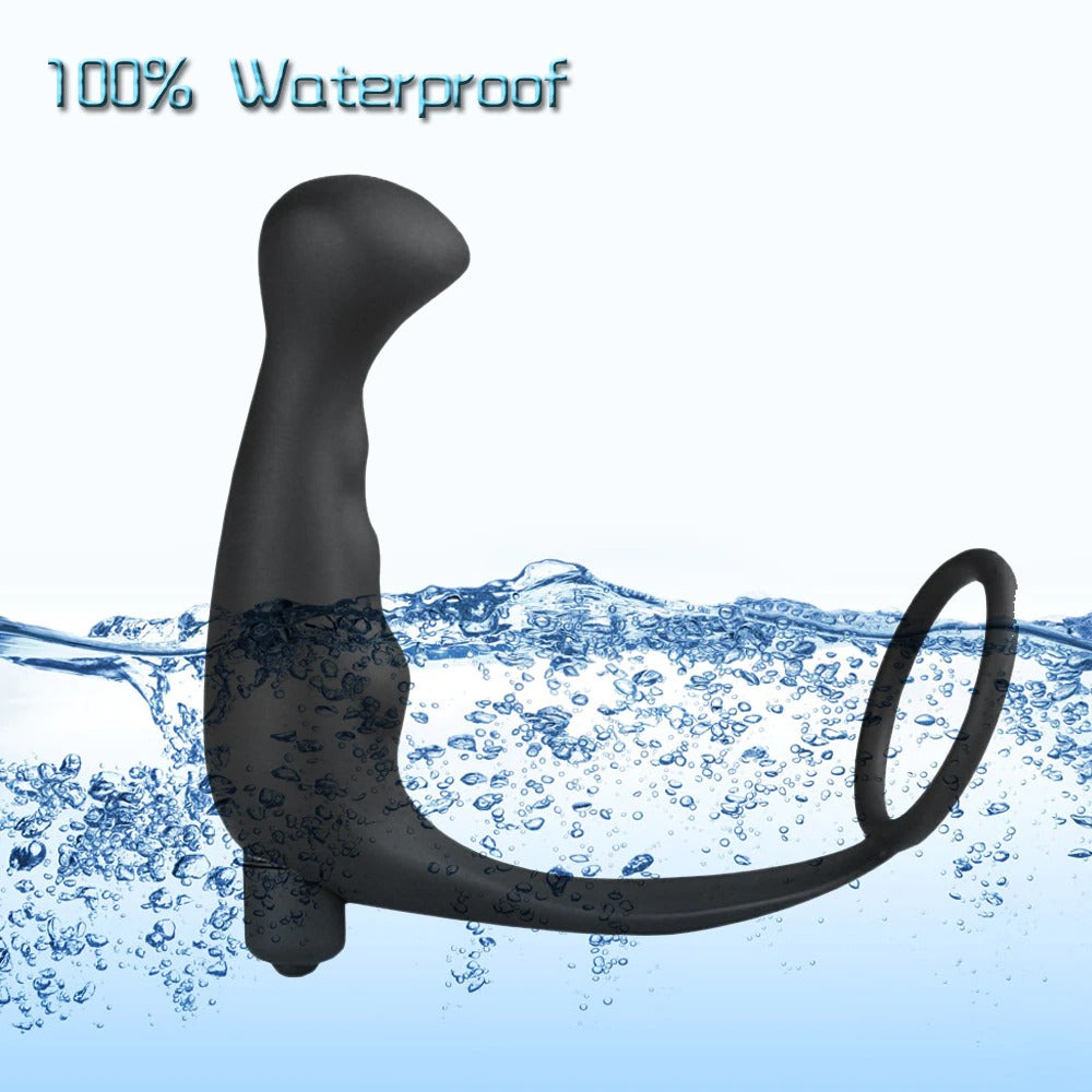 Silicone Anal Vibrator / Men Climax Delay Ejaculation Cock Ring / Adult Sex Toys - EVE's SECRETS