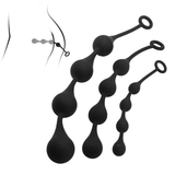 Silicone Big Anal Balls / Intimate Black Anal Beads / Sex Toys for Women & Men - EVE's SECRETS