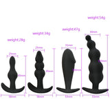 Silicone Butt Plugs / Bullet Anal Beads Stimulator / Adult Sex Toys Dildo Anal Plug - EVE's SECRETS