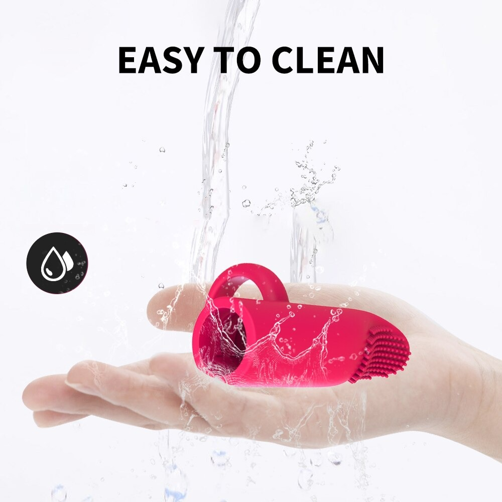 Silicone Clitoral Stimulator / Vaginal Massager Vibrator / Finger Sex Toy for Ladies - EVE's SECRETS