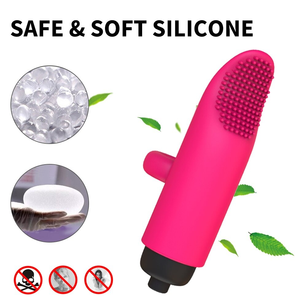 Silicone Clitoral Stimulator / Vaginal Massager Vibrator / Finger Sex Toy for Ladies - EVE's SECRETS