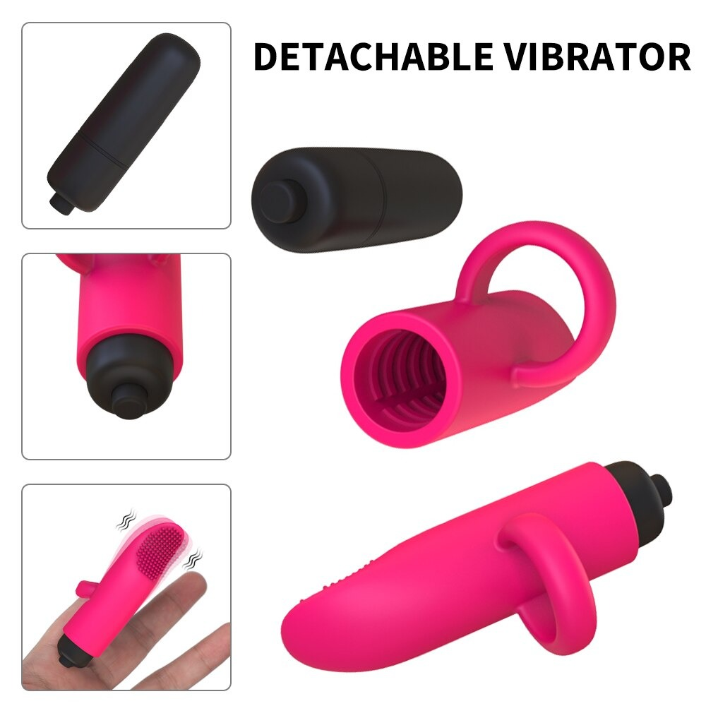 Silicone Clitoral Stimulator / Vaginal Massager Vibrator / Finger Sex Toy for Ladies - EVE's SECRETS