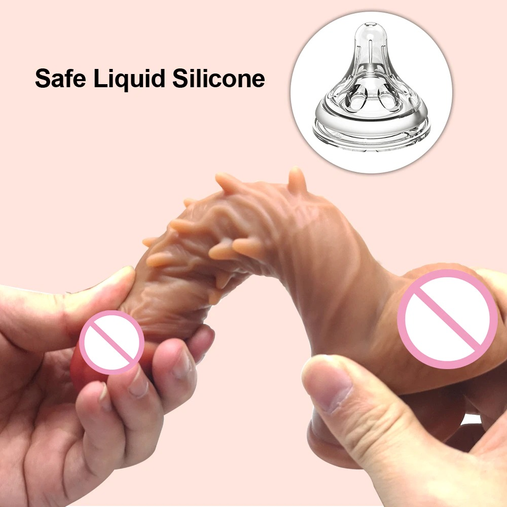 Silicone Dildo Masturbator for Women / Adult Realistic Soft Dildo Sex Toy - EVE's SECRETS
