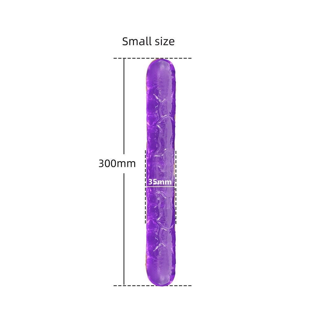 Silicone Double Head Dildo For Women / Vaginal Anal Plug Massager / Large Penis for Adult - EVE's SECRETS