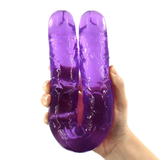 Gode Double Tête En Silicone Pour Femme / Masseur De Plug Anal Vaginal / Grand Pénis Pour Adulte