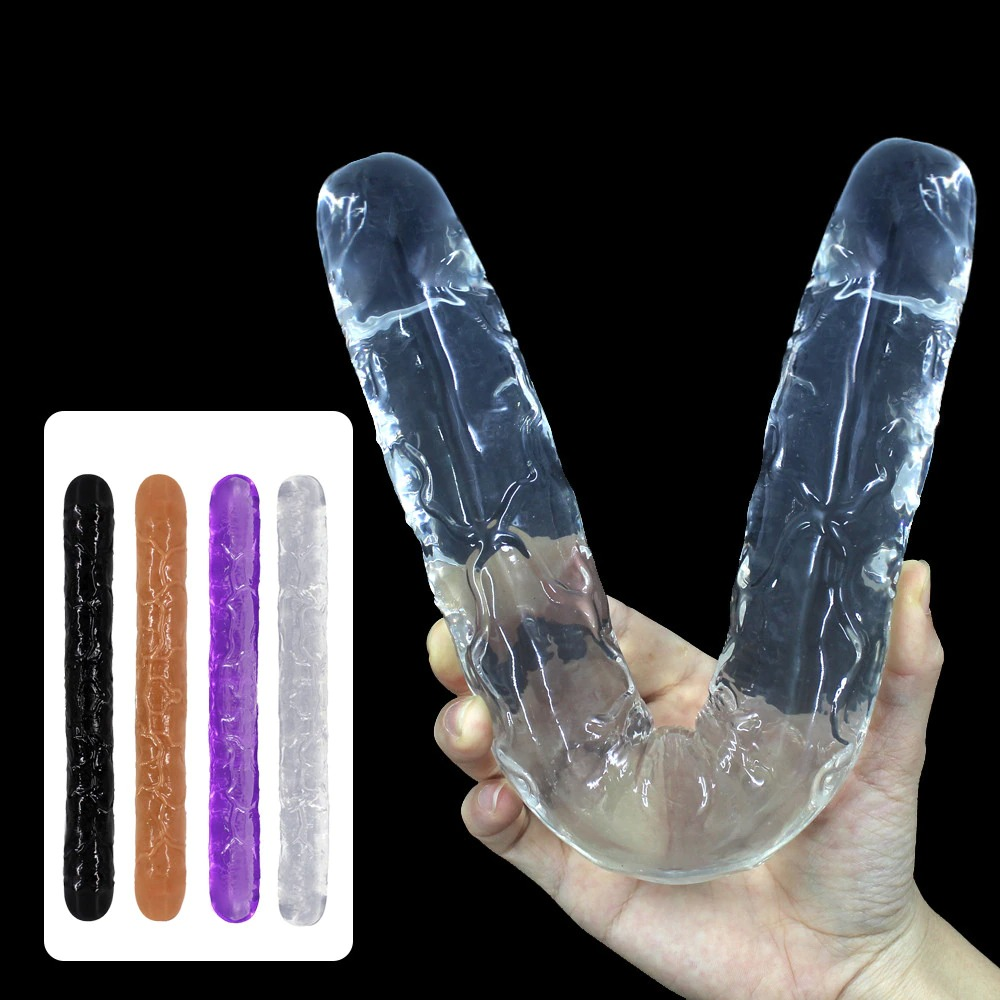 Silicone Double Head Dildo For Women / Vaginal Anal Plug Massager / Large Penis for Adult - EVE's SECRETS