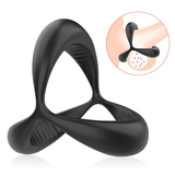 Double anneau pénien en silicone pour homme/appareil érotique extensible/jouet sexuel masculin