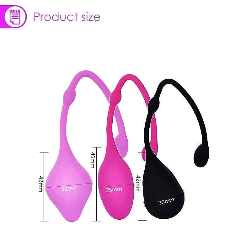 Silicone Smart Ball Vibrator Kegel Balls / 3 Step Vaginal Massage Balls / Female Sex Toys - EVE's SECRETS