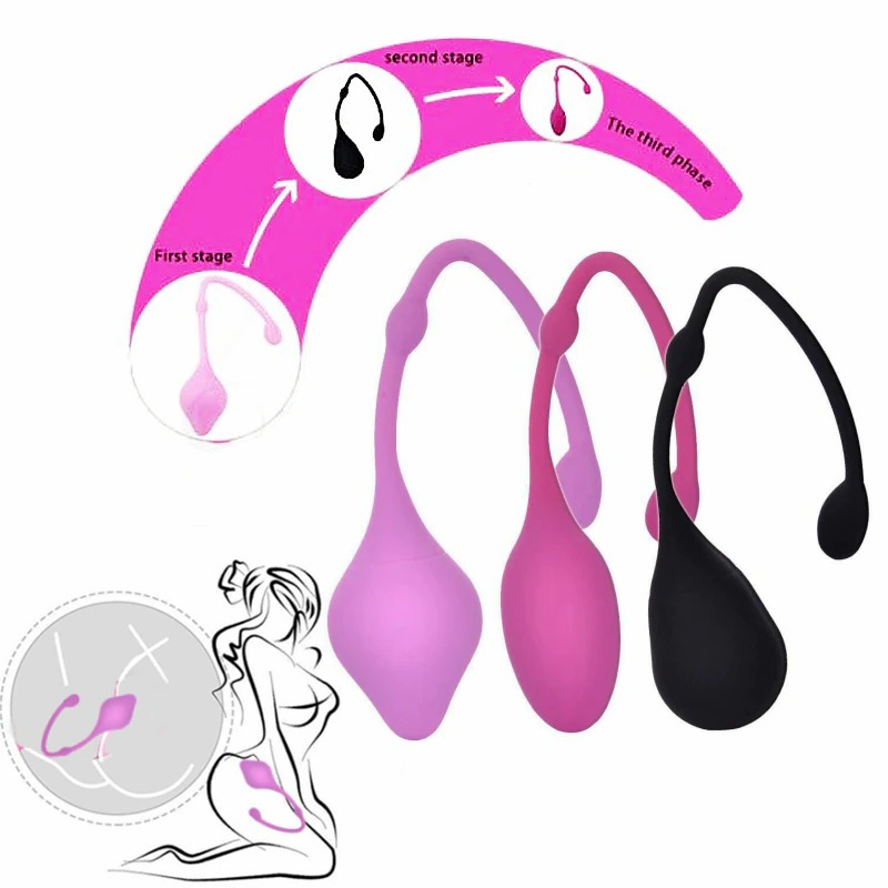 Silicone Smart Ball Vibrator Kegel Balls / 3 Step Vaginal Massage Balls / Female Sex Toys - EVE's SECRETS