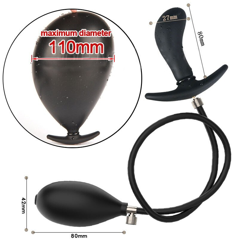 Silicone Super Large Anal Dilator / Expandable Huge Butt Plug / Dildo Pump Prostate Massager - EVE's SECRETS