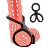 Silicone Three Ring Penis Ring for Men / Cock Ring for Remaining Erect / Adult Sex Toys - EVE's SECRETS