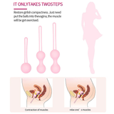 Silicone Vaginal Kegel Balls / Vagina Tighten Exerciser of Ben Wa Balls / Sex Toys for Women - EVE's SECRETS