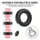 Silicone Vibrating Cock Ring / Remote Penis Massager / Delay Ejaculation Exerciser - EVE's SECRETS