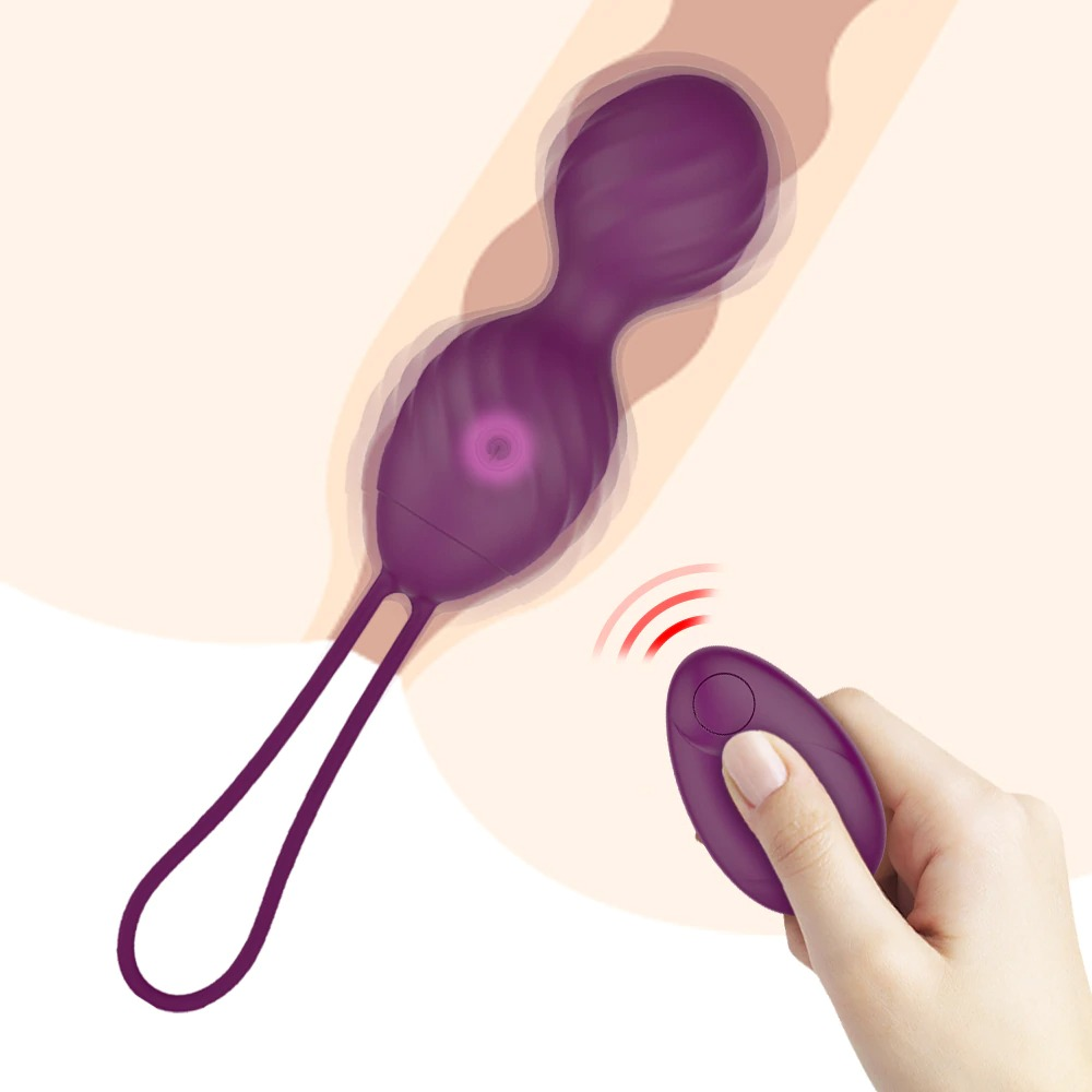 Female Wireless Vibrating Vaginal Ball / Remote Sex Toy Silicone Vibrating Eggs - EVE's SECRETS