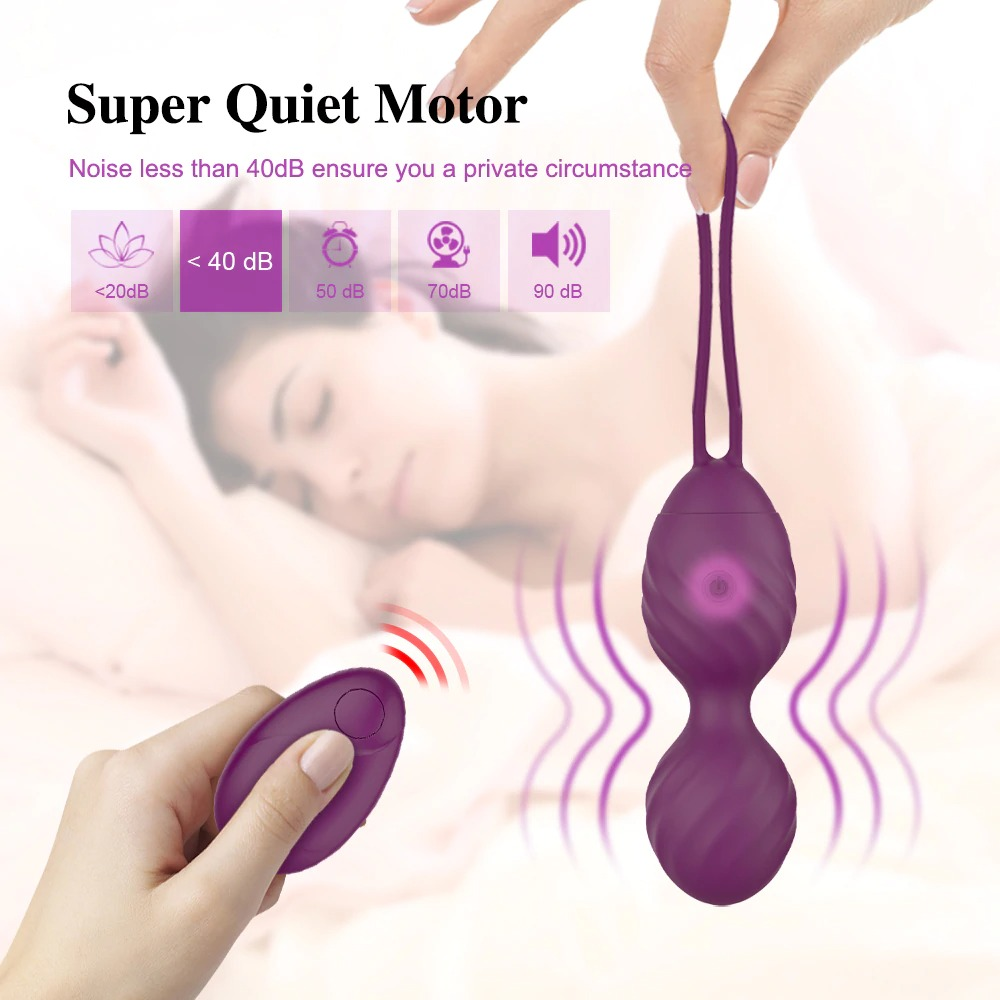 Female Wireless Vibrating Vaginal Ball / Remote Sex Toy Silicone Vibrating Eggs - EVE's SECRETS