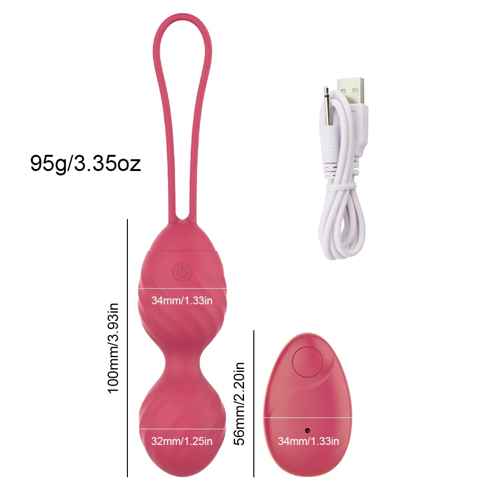 Female Wireless Vibrating Vaginal Ball / Remote Sex Toy Silicone Vibrating Eggs - EVE's SECRETS