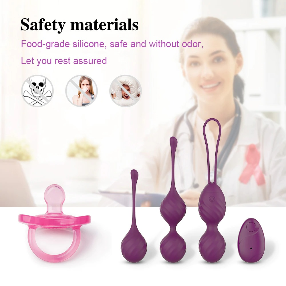 Female Wireless Vibrating Vaginal Ball / Remote Sex Toy Silicone Vibrating Eggs - EVE's SECRETS