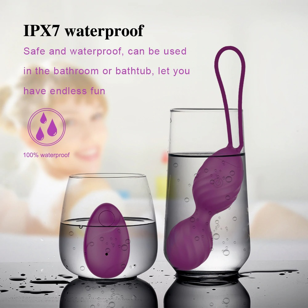 Female Wireless Vibrating Vaginal Ball / Remote Sex Toy Silicone Vibrating Eggs - EVE's SECRETS