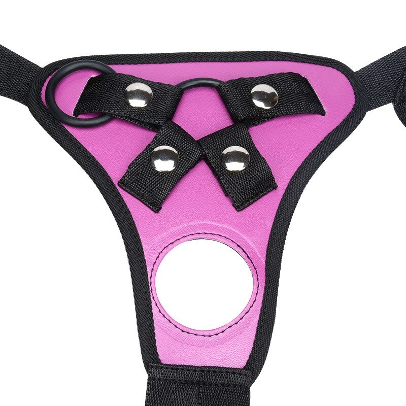 Silicone Wearable Realistic Dildo for Women / Adult Dildo on PU Leather Harness - EVE's SECRETS