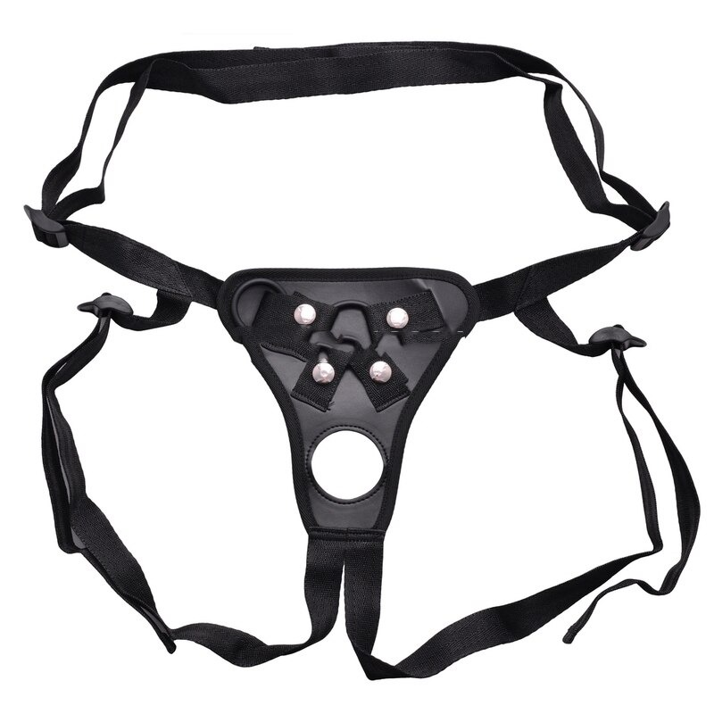 Silicone Wearable Realistic Dildo for Women / Adult Dildo on PU Leather Harness - EVE's SECRETS