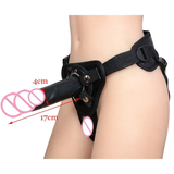 Silicone Wearable Realistic Dildo for Women / Adult Dildo on PU Leather Harness - EVE's SECRETS