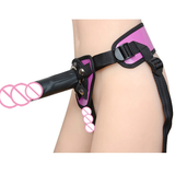 Silicone Wearable Realistic Dildo for Women / Adult Dildo on PU Leather Harness - EVE's SECRETS