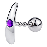 Silver Anus Sex Toys / Anal Plug With Flexible Head / Unisex Stainless Steel Masturbator - EVE's SECRETS