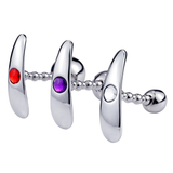 Silver Anus Sex Toys / Anal Plug With Flexible Head / Unisex Stainless Steel Masturbator - EVE's SECRETS