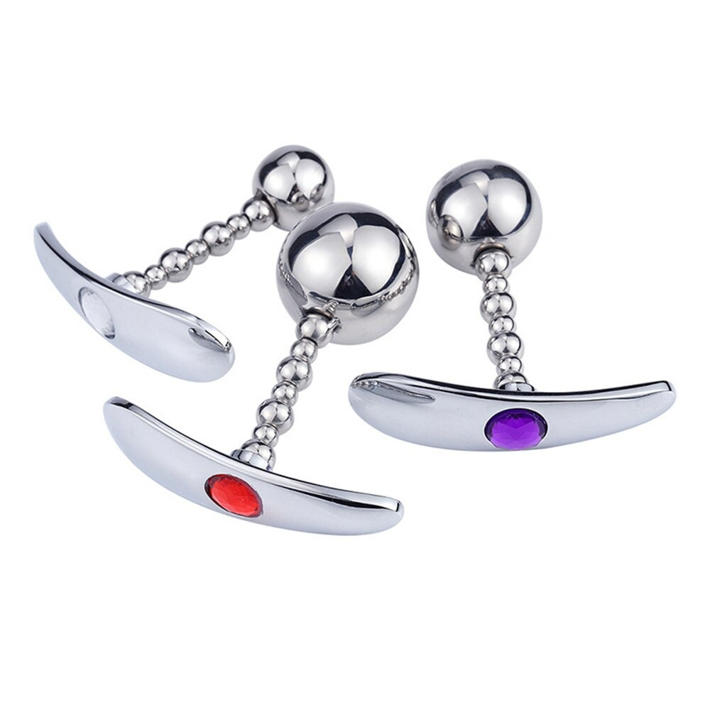 Silver Anus Sex Toys / Anal Plug With Flexible Head / Unisex Stainless Steel Masturbator - EVE's SECRETS