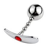 Silver Anus Sex Toys / Anal Plug With Flexible Head / Unisex Stainless Steel Masturbator - EVE's SECRETS