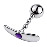 Silver Anus Sex Toys / Anal Plug With Flexible Head / Unisex Stainless Steel Masturbator - EVE's SECRETS
