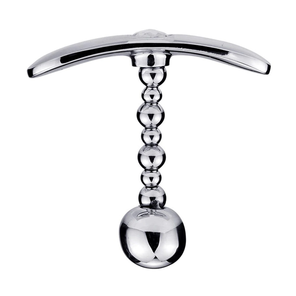 Silver Anus Sex Toys / Anal Plug With Flexible Head / Unisex Stainless Steel Masturbator - EVE's SECRETS