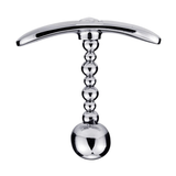 Silver Anus Sex Toys / Anal Plug With Flexible Head / Unisex Stainless Steel Masturbator - EVE's SECRETS
