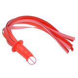 Simulation Silicone Dildo with PU Leather Whip / Female Penis Masturbation / Anal Massage Plug - EVE's SECRETS