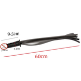 Simulation Silicone Dildo with PU Leather Whip / Vaginal Masturbator / Anal Massage Plug - EVE's SECRETS