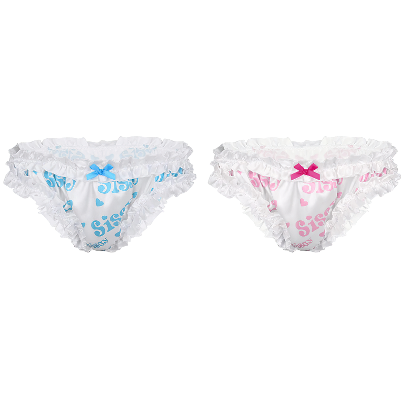 Sissy Lingerie Underwear for Gay / High Cut Male Ruffled Panties / Sexy Underpants For Men - EVE's SECRETS