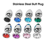 Small Metal Anal Plug / Stainless Steel Anal Toy / Men's and Women's Sex Products - EVE's SECRETS