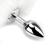 Smooth Touch Anal Plug for Men & Women / Stainless Steel Sex Toy Fox Tail - EVE's SECRETS