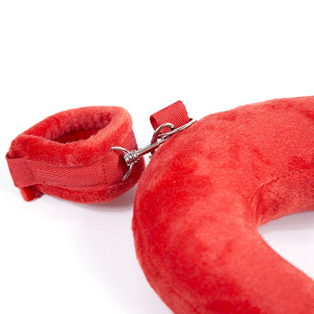 Soft Handcuffs, Legcuffs and U-Shaped Pillow BDSM 3Pcs Set / Fetish Bandage for Adult Games - EVE's SECRETS
